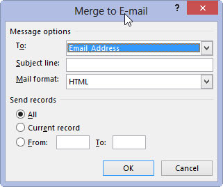 Si të bashkoheni me Outlook E-Mail në Word 2013