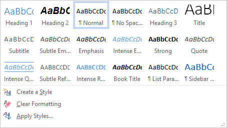 Πώς να μορφοποιήσετε και να δημιουργήσετε ένα στυλ στο Word 2013