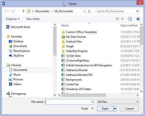 Com desar un document per primera vegada a Word 2013