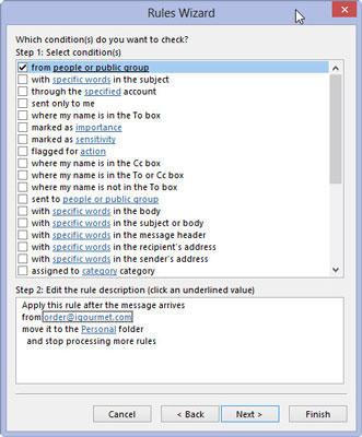 Si të përdorni magjistarin e rregullave në Outlook 2013