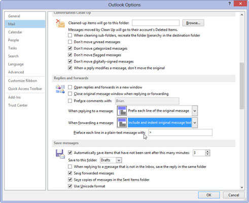 Com configurar les opcions de resposta i reenviament a Outlook 2013