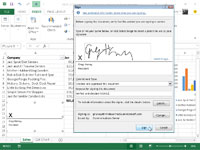 Πώς να προσθέσετε μια ψηφιακή υπογραφή σε βιβλία εργασίας του Excel 2013