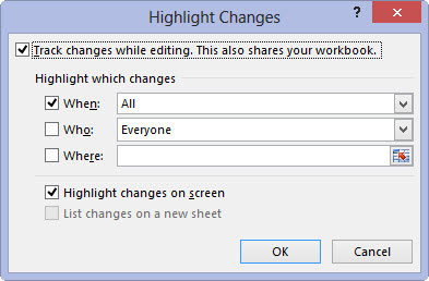 Како да укључите праћење промена у Екцел 2013 радним свескама
