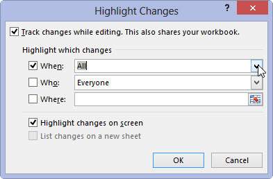 Како да укључите праћење промена у Екцел 2013 радним свескама