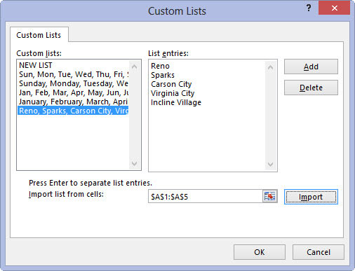 Com crear llistes d'emplenament automàtic personalitzades a Excel 2013