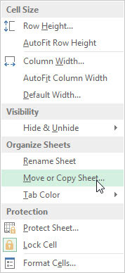 Overfør ark fra en Excel 2013-projektmappe til en anden