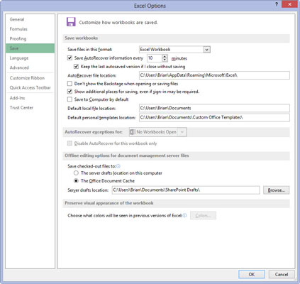 Com desar els canvis a les plantilles personalitzades a Excel 2013