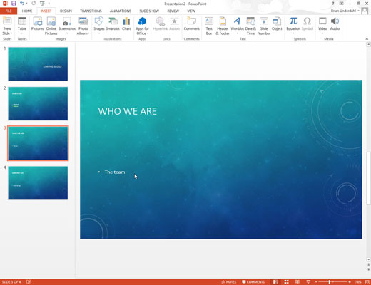 Як додати коментарі до презентацій PowerPoint 2013