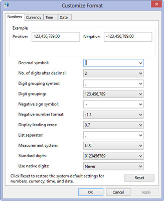 Sådan indstilles regionale datoer i Excel 2013