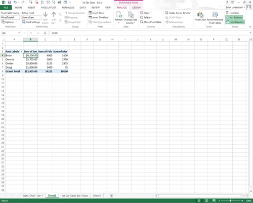 Kā formatēt vērtības rakurstabulā programmā Excel 2013