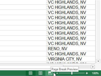 Com utilitzar la vista prèvia del salt de pàgina a Excel 2013