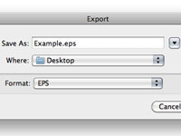 Exportera EPS-filer från InDesign Creative Suite 5