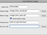 Image Rollovers í Adobe CS5 Dreamweaver