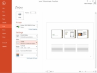 Kā izdrukāt izdales materiālus programmā PowerPoint 2013