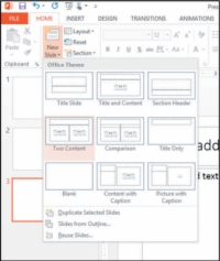 Com crear noves diapositives a PowerPoint