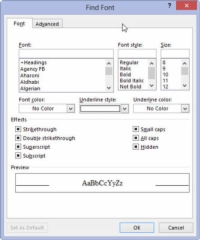 Si të gjeni dhe zëvendësoni formatimin në Word 2013