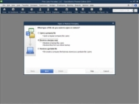 QuickBooks 2014 andmefaili taastamine