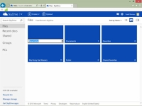 Kā atzīmēt savu SkyDrive teritoriju un pievienot failus