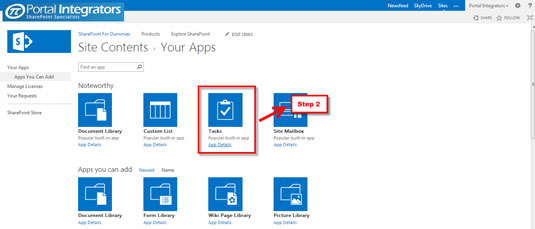 Tehtäväluetteloiden luominen Gantt-kaavionäkymässä SharePoint 2013:ssa