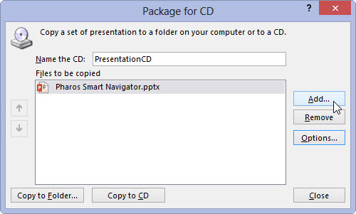 Si të paketoni prezantimin tuaj të PowerPoint 2013 në një CD