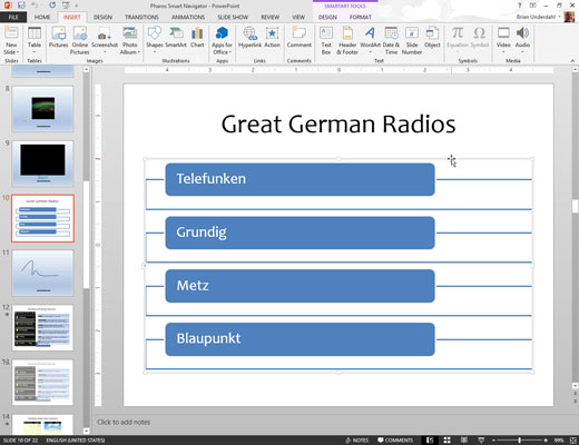 Kako spremeniti slog SmartArt v PowerPointu 2013