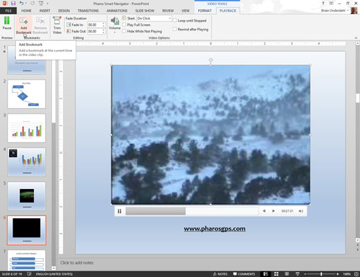 Com afegir un marcador a un vídeo a PowerPoint 2013