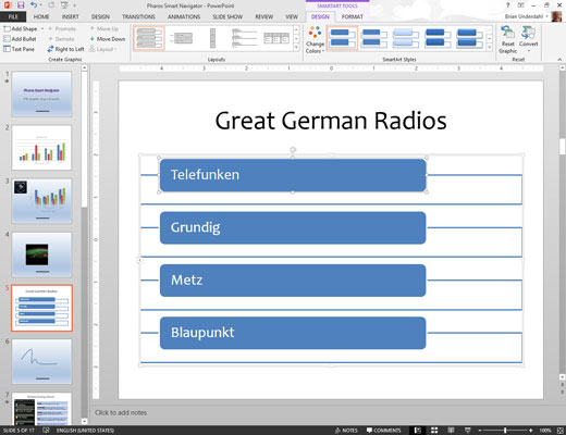 Com crear un diagrama SmartArt a PowerPoint 2013