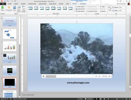 Kā pievienot video PowerPoint 2013 slaidiem