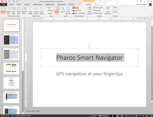 Як створити модний текст у PowerPoint 2013 за допомогою WordArt