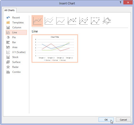 Hvernig á að bæta myndriti við núverandi PowerPoint 2013 skyggnu