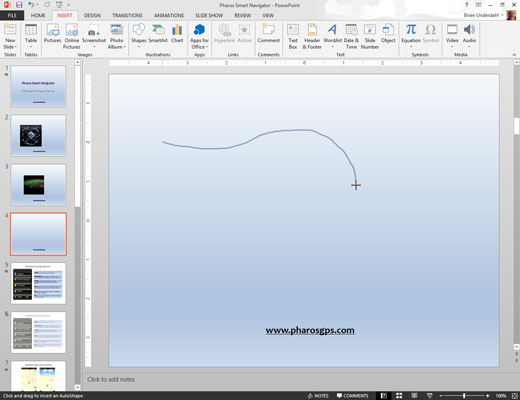 Si të vizatoni shumëkëndësha ose forma të lira në PowerPoint 2013