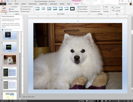 Як видалити фон зображення в PowerPoint 2013