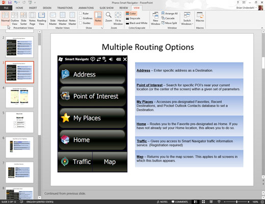 Ylimääräisen muistiinpanosivun lisääminen PowerPoint 2013 -dialle