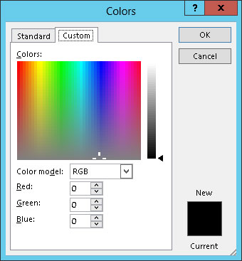 Com crear un esquema de colors personalitzat a PowerPoint 2013