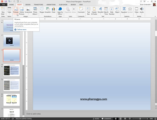 Com inserir imatges a PowerPoint 2013 des d'un fitxer