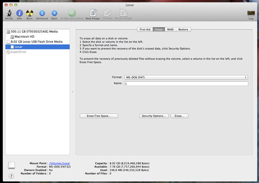 Techie Side of Disk Utility