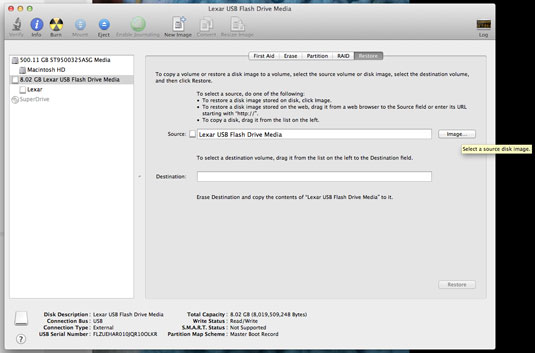 Techie Side of Disk Utility