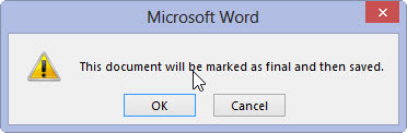 Com bloquejar un document de Word 2013