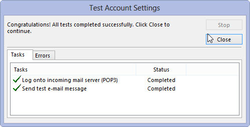 Com configurar un compte de correu electrònic d'Internet a Outlook 2013