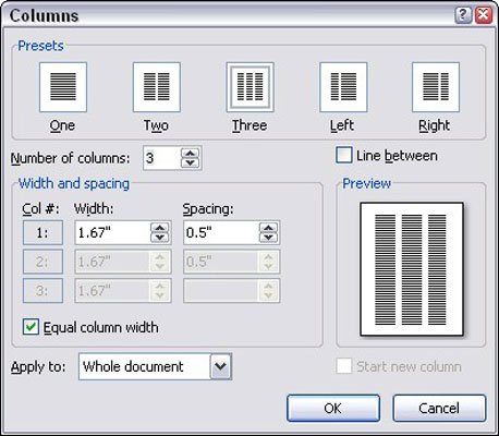 Kaip koreguoti stulpelio ir eilutės dydį „Word 2007“ lentelėje