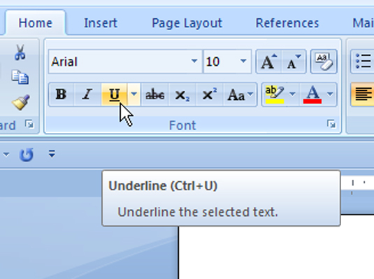 Si të përdorni formatet e karaktereve në Word 2007