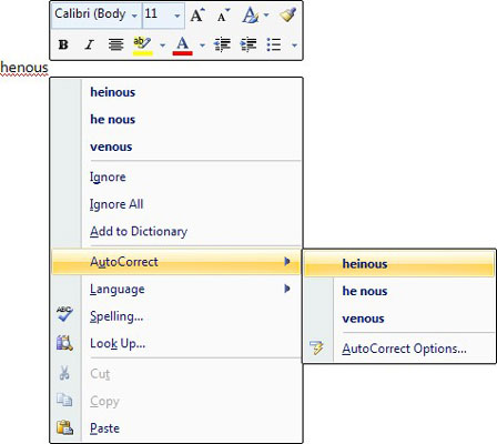 Jak používat a přizpůsobovat automatické opravy v aplikaci Word 2007