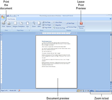 Comprovació d'un document sencer de Word 2007