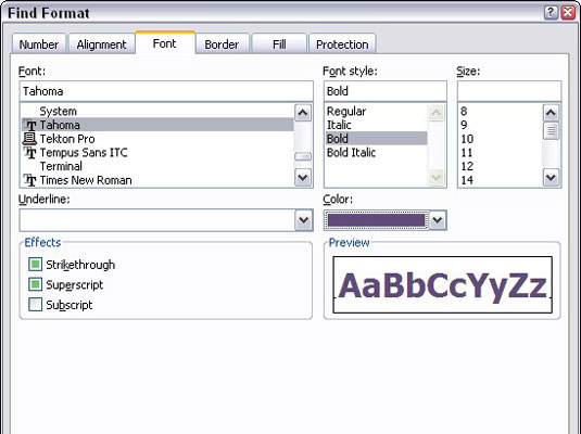 Разширено търсене и замяна в Excel 2007