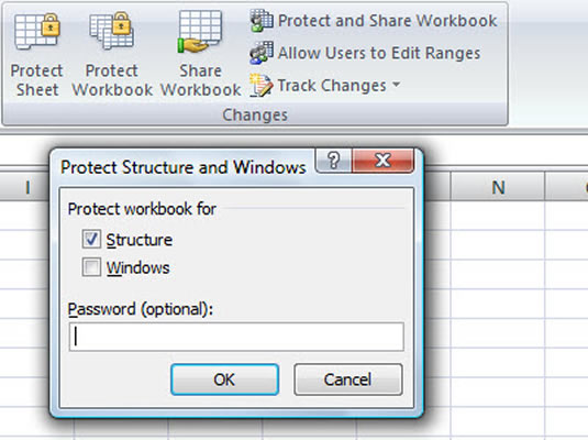 Πώς να προστατέψετε ένα βιβλίο εργασίας του Excel 2007