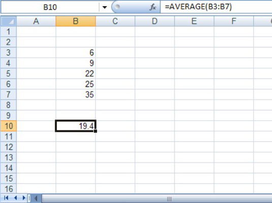 Përdorimi i funksioneve në formulat Excel 2007