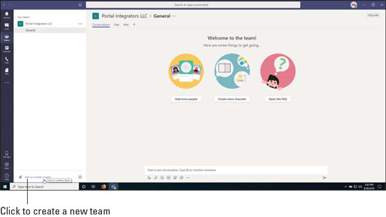 Kā izveidot jaunu Microsoft Teams komandu