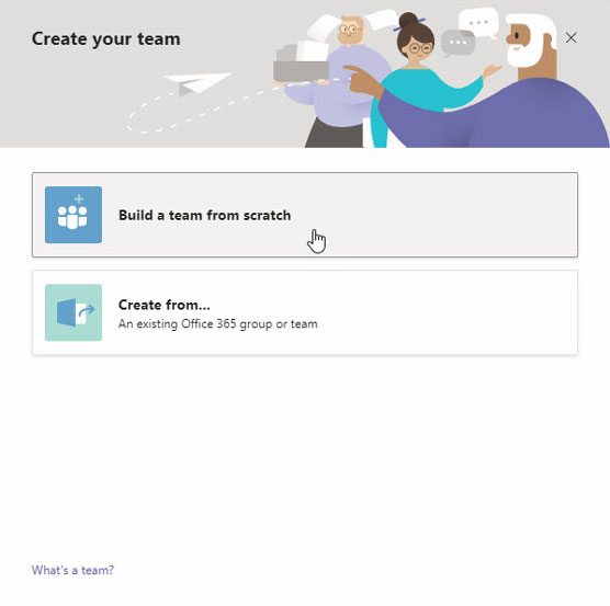 Πώς να δημιουργήσετε μια νέα ομάδα της Microsoft Teams