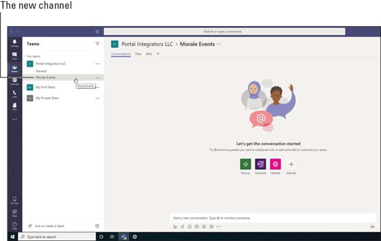 Hvordan chatte i Microsoft Teams