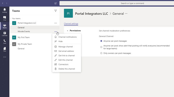 Hvordan chatte i Microsoft Teams